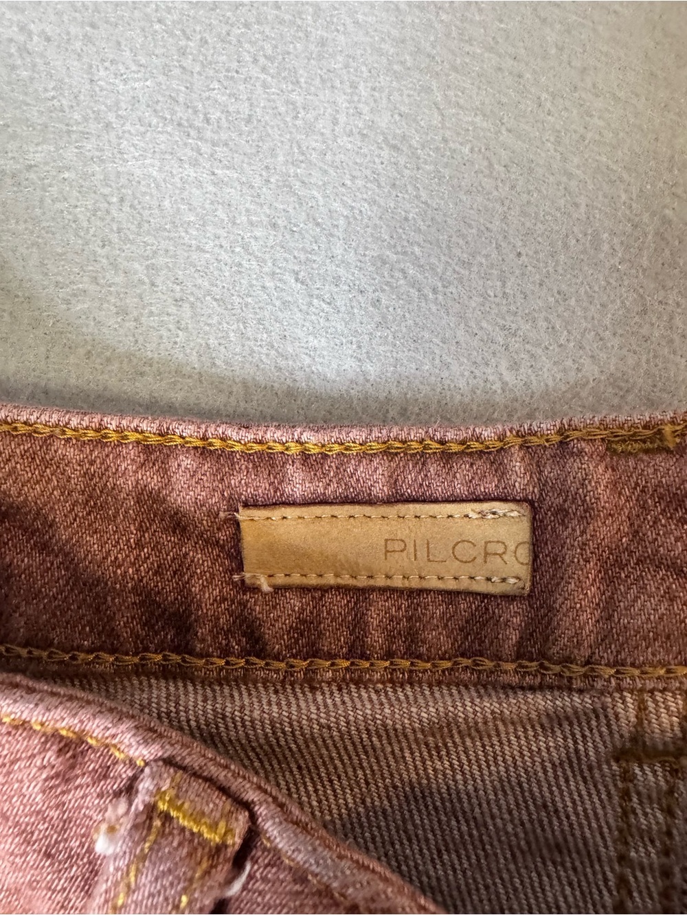 Pilcro The Vintage Straight Rust Jeans size 29 - Picture 3 of 7